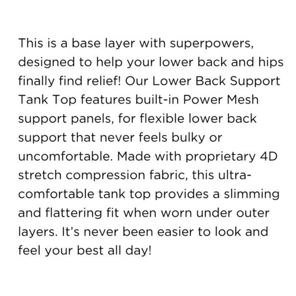 Tommie Cooper Lower Back Support Tank Copper Zinc Infused - 2XL - Picture 13 of 16